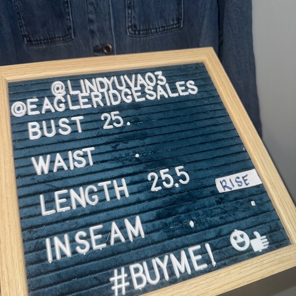 EUC Torrid Tencel Chore Utility Denim Jacket Shacket Size 0 Large - Picture 6 of 6